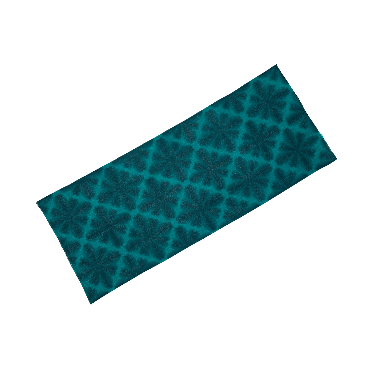 雪花絞り染め　手ぬぐい｜ダークグリーン