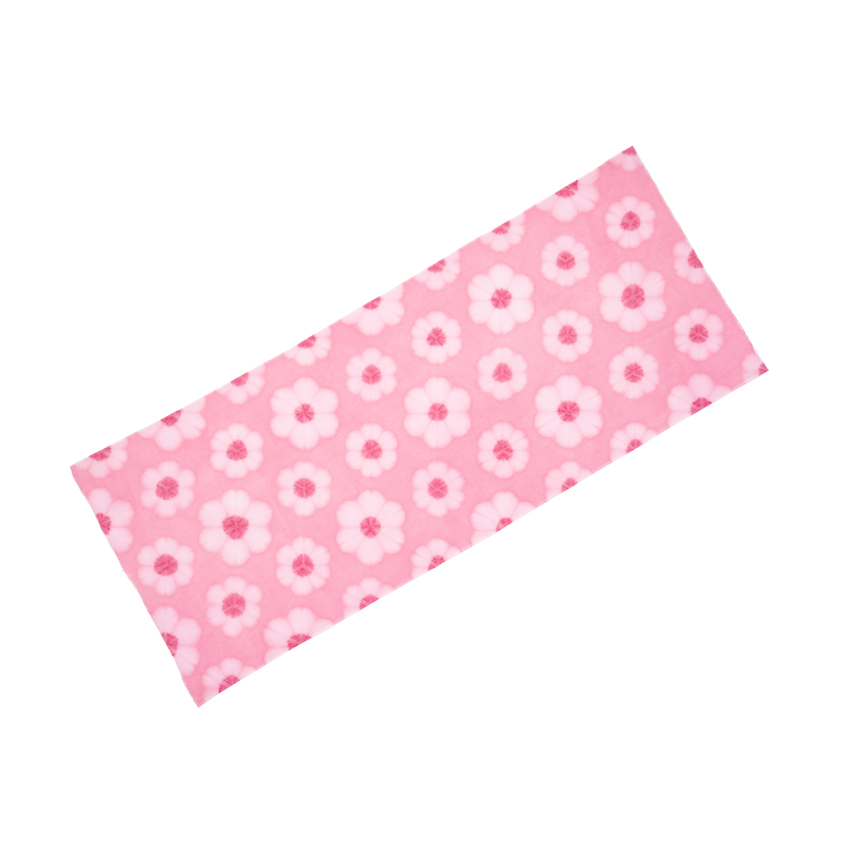 雪花絞り染め　手ぬぐい｜ピンク