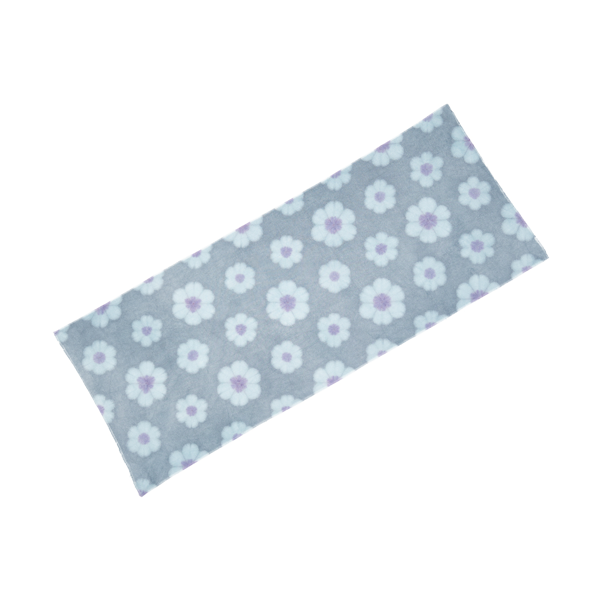 雪花絞り染め　手ぬぐい｜グレー